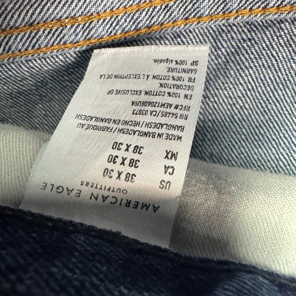 American Eagle‎ Bootcut Jeans Mens 38x30  Blue Y2K Vintage Faded Wash